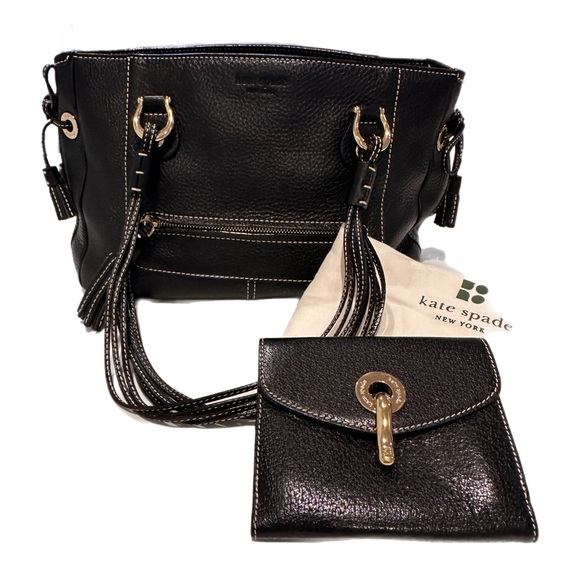 Kate Spade Leather Handbag Wallet Set - Picture 1 of 11